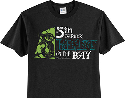 Beast on the Bay t-shirt design.