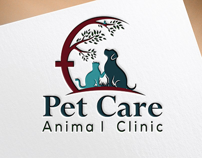 Pet Care Animal Clinic logo design