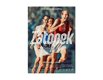 Zatopek – movie poster and identity