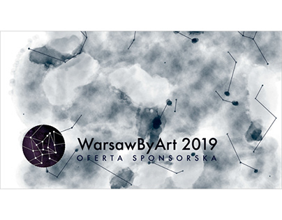 Oferta sponsorska na festiwal sztuki WarsawByArt | 2019