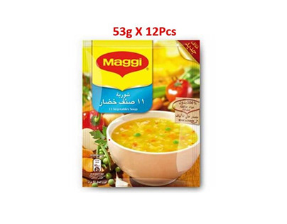 Nestle Maggi 11 Vegetables Soup 53g – Menakart.com