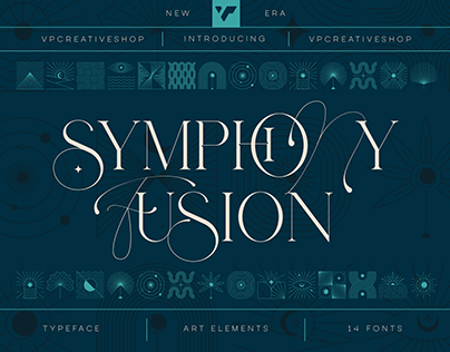 Symphony Fusion Creative Typeface | Free font