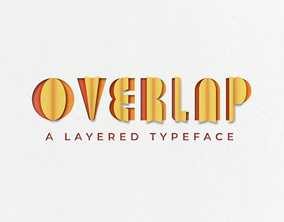 Overlap: A Layered Typeface