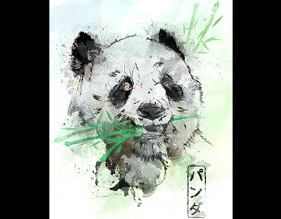 Panda / Watercolor in the Wild Collection