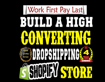 build top sales converting shopify dropshipping store