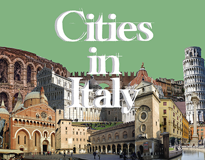 Cities in Italy - Collage