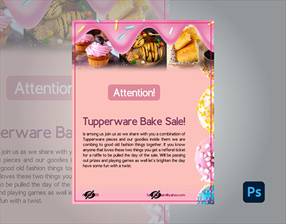 Tupperware Bake Sale