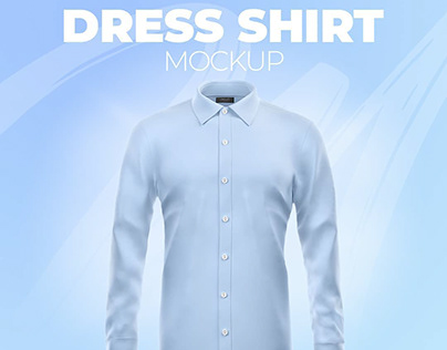 Mockup Camisa Social (Frontal) – Dress Shirt