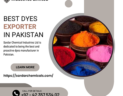 Best Dyes Exporter in Pakistan