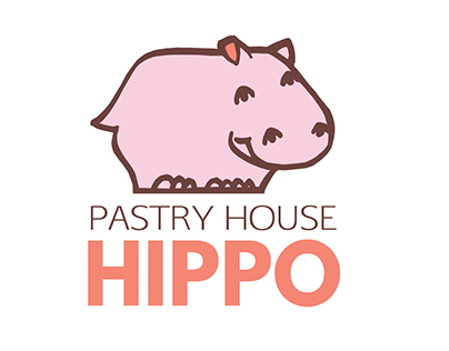 Pastry House Hippo Visual Identity