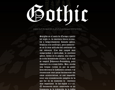 Breve historia de la tipografía Gótica