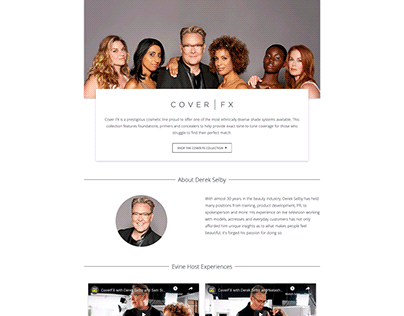 Cover FX Landing Page