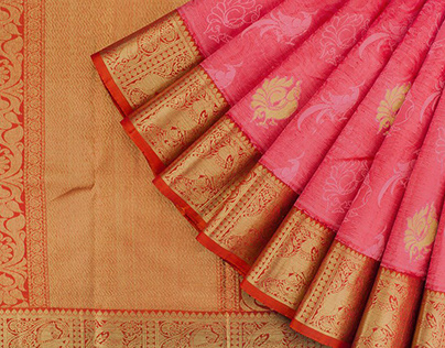 How to style a Kanchipuram silk saree for a wedding?