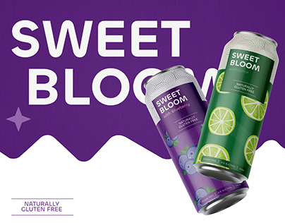 Sweet Bloom - Juice Can Packaging
