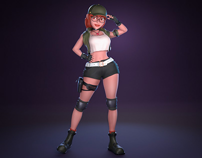 Project thumbnail - Character modeling