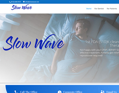 Slow Wave Inc. Website Design and Development