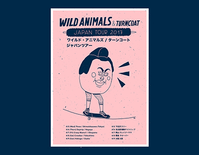 Wild Animals Japan Tour Poster