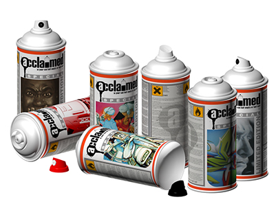 3D Spray Cans