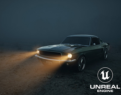 Ford Mustang 1967 Bullit- CGI |Unreal Engine|