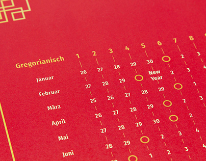 Chinesischer x Gregorianischer Kalender