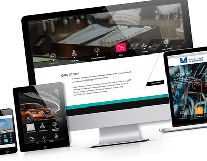 UI Design - Al Masaood website