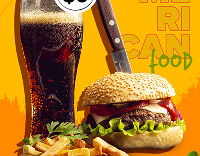 American Food Burger With Pepsi | Brand Ad