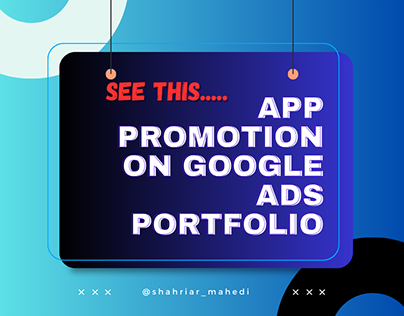 App Promotion Google Ads Portfolio.