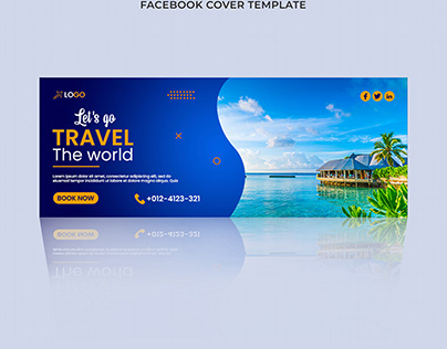 Travel Facebook Cover Design Template