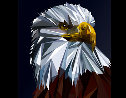 Eagle Poly Art