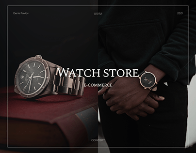 Watch store/e-commerce