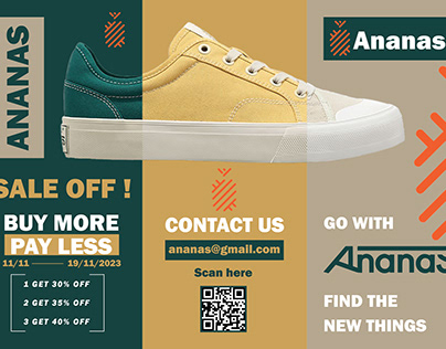 Project thumbnail - brochure & catalogue cho thương hiệu giày Ananas