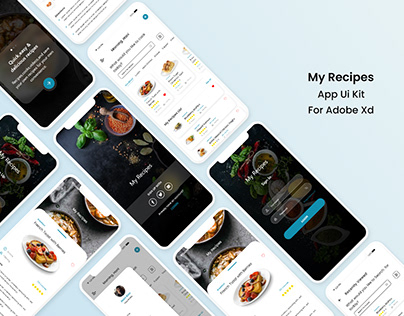 Recipes App Screens Design