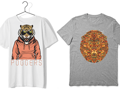 T-shirt mockups designs and caps