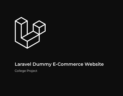 Laravel Dummy E-Commerce Website