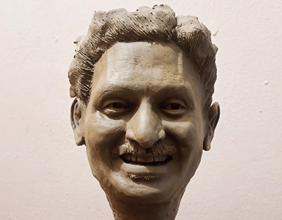 3d face clay modelling