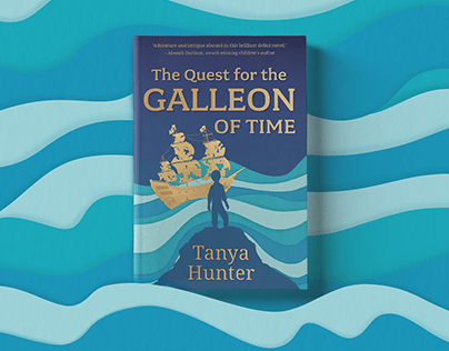 The Quest for the Galleon of Time bookcover design