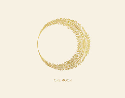 One Moon Feather | Logomark