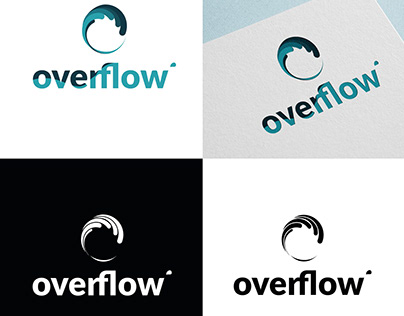 Overflow - logo desing concept