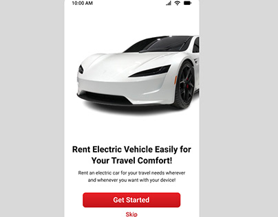 Car infotainment app UI design...