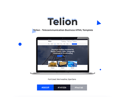 Telion - Telecommunication Business HTML Template