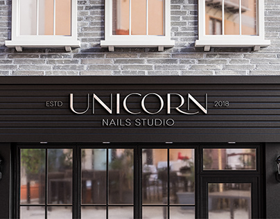 Unicorn nails - logo & identity