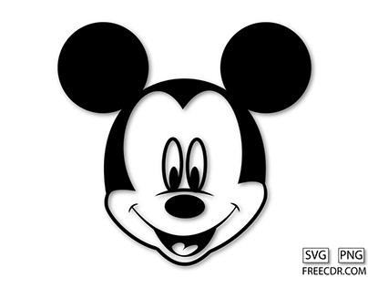 Mickey Mouse SVG - Cut File For Cricut Silhouette