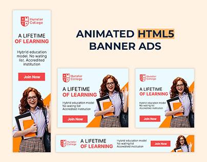 HTML5 ANIMATED BANNERS Projects | Photos, videos, logos, illustrations and  branding on Behance