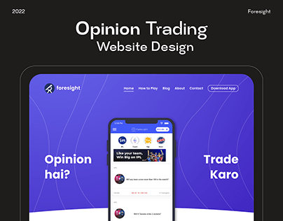 Opinion Trading Website Design