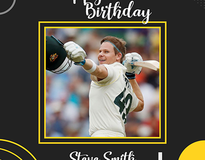Happy Birthday Steve Smith