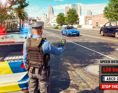 Traffic police sim game