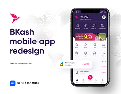 BKash Mobile App Re-design