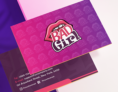 Purple Bad Girl logo Classic Thong | CafePress