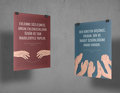 Universal Declaration of Human Rights Posters (İHEB)
