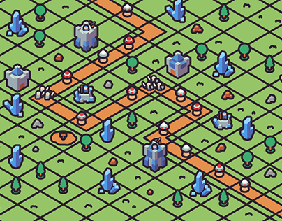Isometric Tower Defense Pack